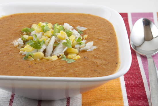 latin crab bisque by Kerstin Sinkevicius -blog cakebatterandbowl.com 